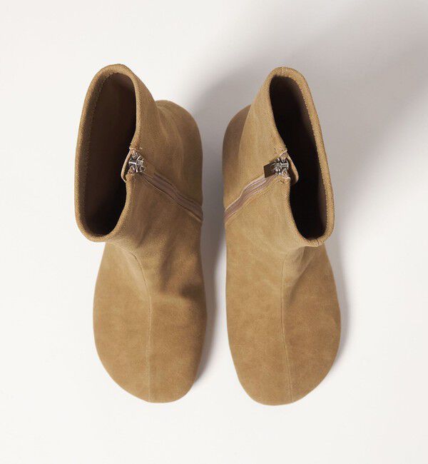SY UNITED ARROWS「＜SY＞オブリークシリンダーヒール ショートブーツ70&uarr;」|ショートブーツ|