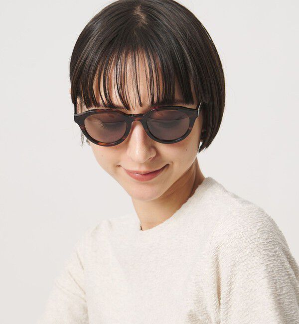 UNITED ARROWS「THICK クラウンパント サングラス」|サングラス|DK.BROWN