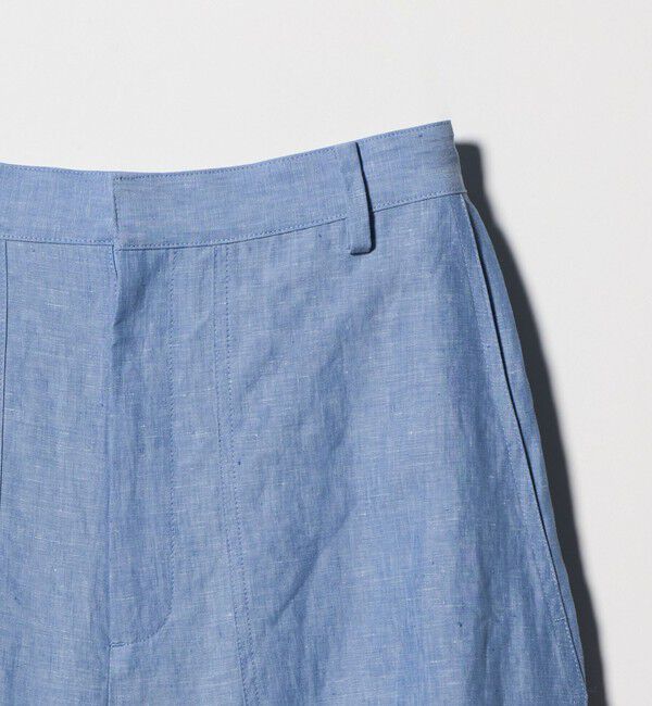 UNITED ARROWS「リネン パッチポケット イージーパンツ ‐ウォッシャブル‐」|チノ|