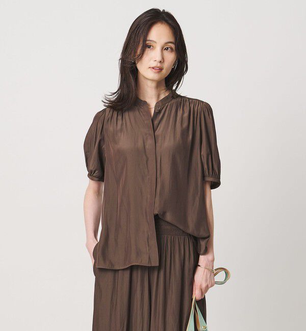 UNITED ARROWS「Spiree ショートスリーブ ブラウス」|シャツ・ブラウス|MOCA