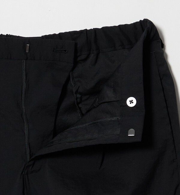UNITED ARROWS「ウェザーコンフォート メランジ キャロット 1プリーツパンツ 撥水 ヨコストレッチ」|チノ|