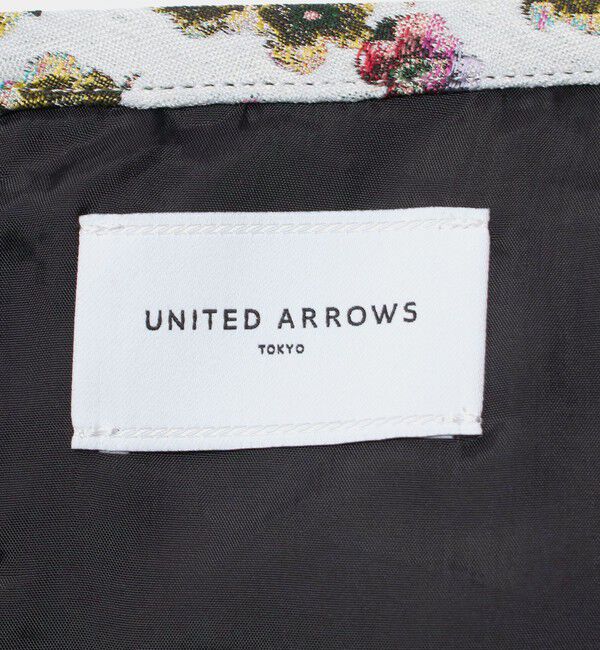 UNITED ARROWS「カラー フラワー ジャガード スカート」|スカート|