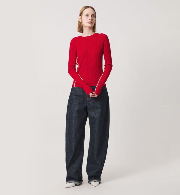 AEWEN MATOPH「＜AEWEN MATOPH＞リブ ハンドステッチ ニット」|ニット・セーター|
