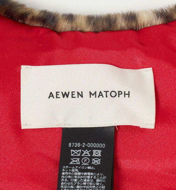 AEWEN MATOPH「＜AEWEN MATOPH＞レオパード フェイクファー スカーフ」|マフラー|