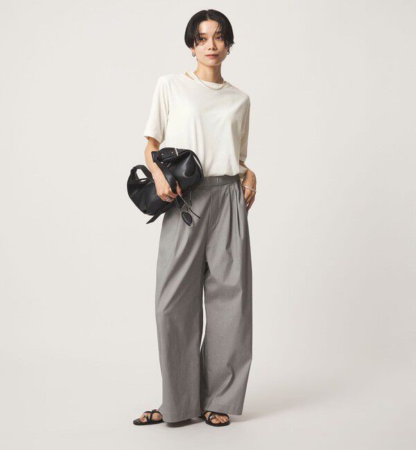 UNITED ARROWS green label relaxing「デコルテスリット Tシャツ 吸水速乾」|Tシャツ・カットソー|