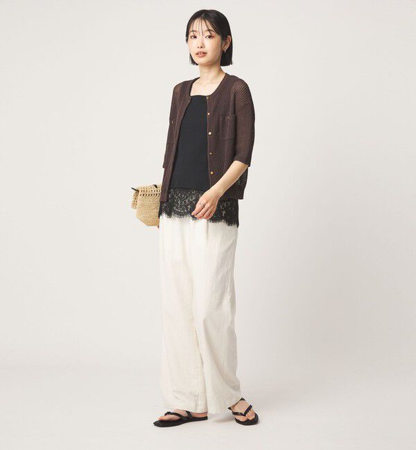 UNITED ARROWS green label relaxing「スソ レース タンクトップ」|タンクトップ|