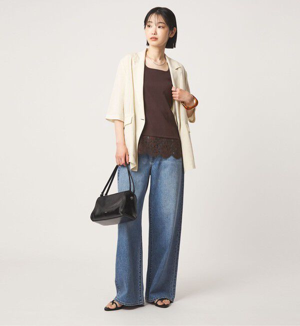 UNITED ARROWS green label relaxing「スソ レース タンクトップ」|タンクトップ|