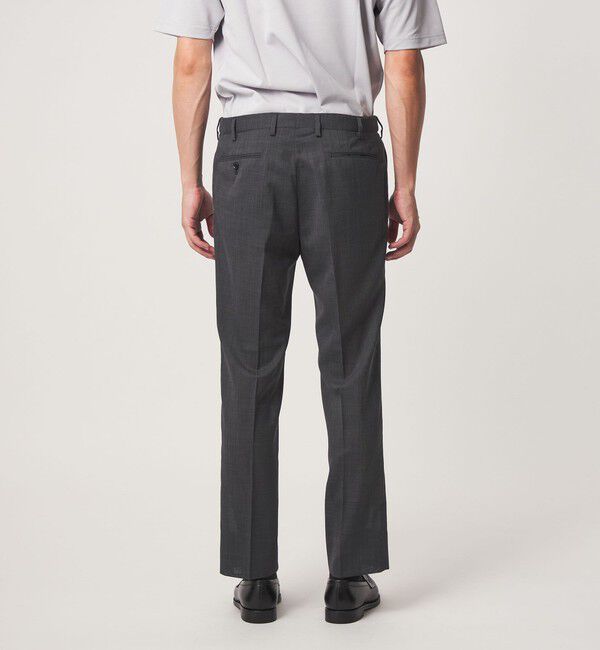 UNITED ARROWS green label relaxing「A+ air TW サイロ ピンチェック アジャスター スラックス -接触冷感・通気性-」|スラックス|