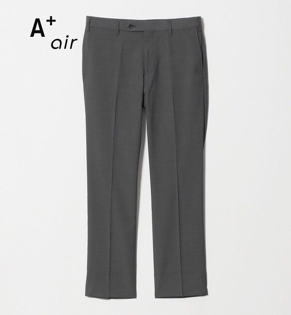 UNITED ARROWS green label relaxing「A+ air TW サイロ ソリッド アジャスター スラックス -接触冷感・通気性-」|スラックス|
