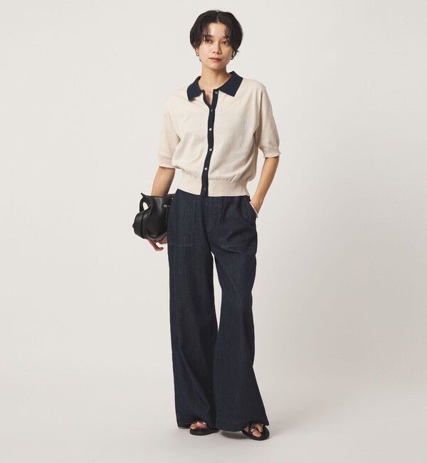 UNITED ARROWS green label relaxing「ハイショク ポロニット」|ニット・セーター|