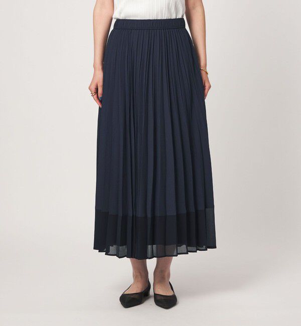 UNITED ARROWS green label relaxing「［size SHORTあり］キリカエ プリーツ スカート」|スカート|