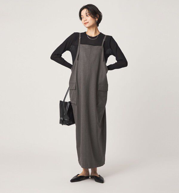 UNITED ARROWS green label relaxing「【別注】＜UNIVERSAL OVERALL＞エプロン ジャンパースカート」|ジャンパースカート|