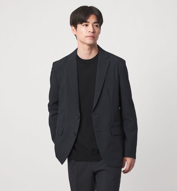 UNITED ARROWS green label relaxing「【WEB限定】JUST fit ドライポリエステル ナロー セットアップ -吸水速乾-」|テーラードジャケット|