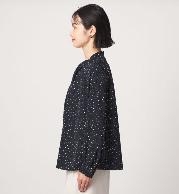 UNITED ARROWS green label relaxing「ボータイ ロングスリーブ ブラウス マシンウォッシャブル」|シャツ・ブラウス|