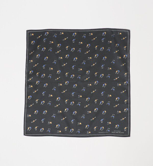 UNITED ARROWS green label relaxing「GLR サテン サッカー ハンカチ」|ハンカチ|