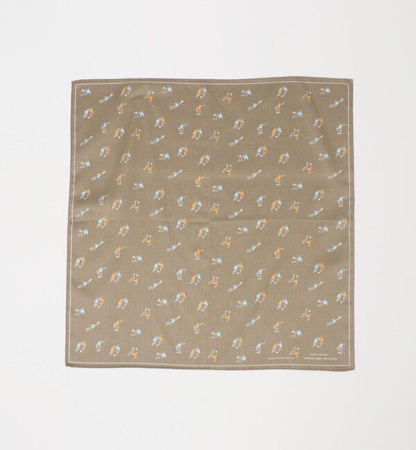 UNITED ARROWS green label relaxing「GLR サテン サッカー ハンカチ」|ハンカチ|