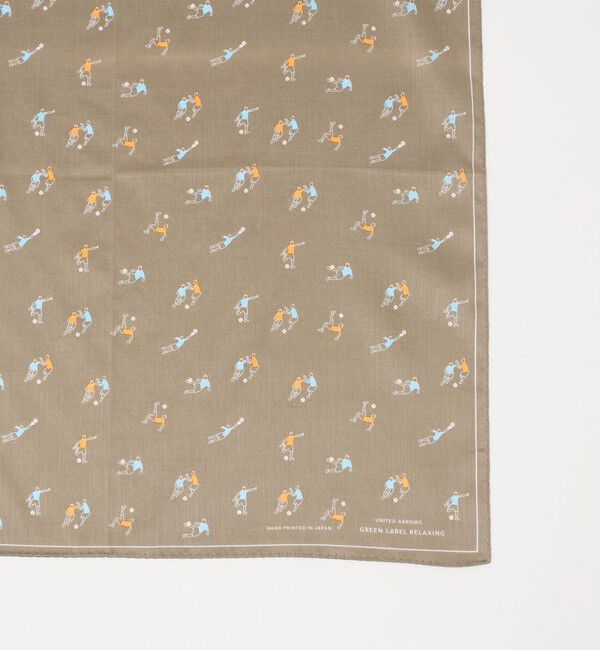 UNITED ARROWS green label relaxing「GLR サテン サッカー ハンカチ」|ハンカチ|