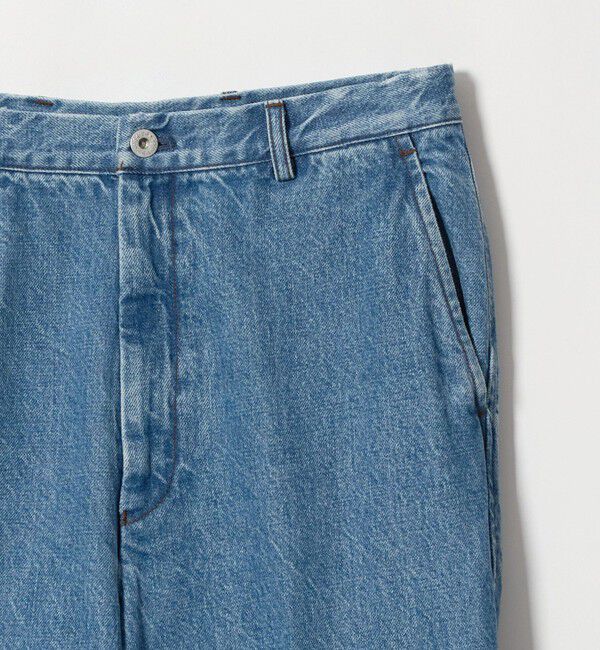 UNITED ARROWS green label relaxing「ワイド ストレート デニム スラックス パンツ W5」|デニム|