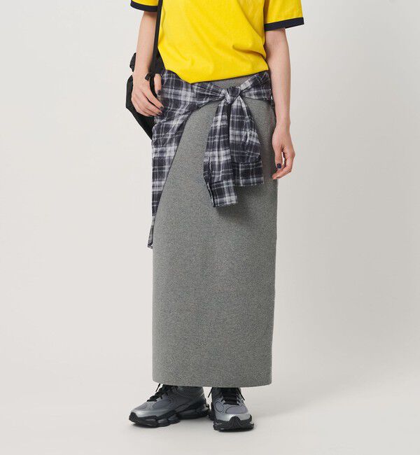BEAUTY&YOUTH UNITED ARROWS「【WEB限定 Wardrobe DAILY MINIMAL】ミラノリブ ニットスカート ウォッシャブル」|スカート|
