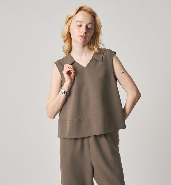 STEVEN ALAN「＜Steven Alan＞フレア ノースリーブ プルオーバー」|シャツ・ブラウス|MOCA