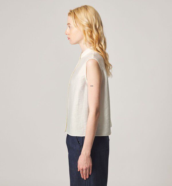 STEVEN ALAN「＜Steven Alan＞レース ノースリーブ ブラウス」|チュニック|
