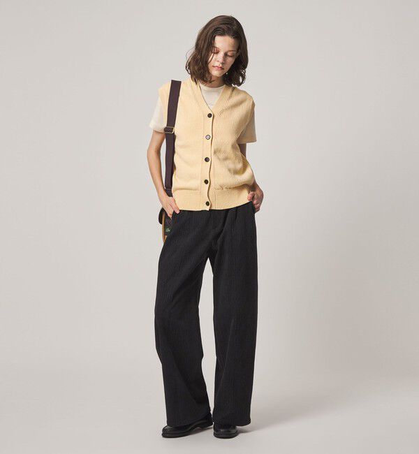 STEVEN ALAN「＜Steven Alan＞コットン ナイロン Vネック ベスト」|ベスト・ジレ|