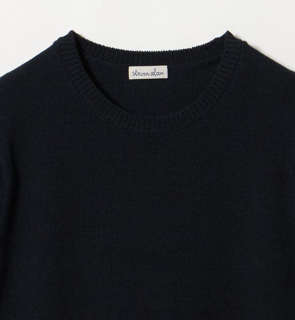 STEVEN ALAN「＜Steven Alan＞ハーフスリーブ ニット プルオーバー」|ニット・セーター|