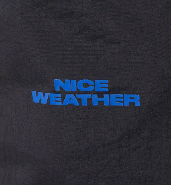 NICE WEATHER「＜NICE WEATHER＞ナイロン ミニマーケットバッグ」|エコバッグ|