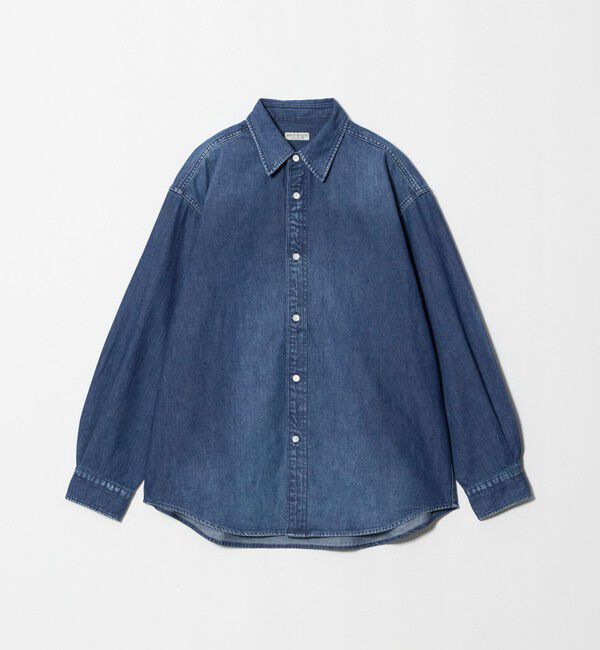 BEAUTY&YOUTH UNITED ARROWS「シェービング デニム レギュラーカラー シャツ GRANDE型」|シャツ・ブラウス|COBALT
