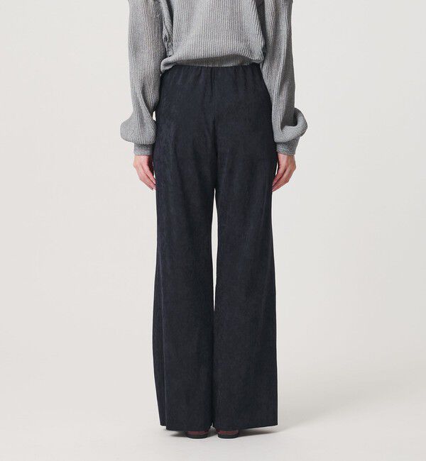 BEAUTY&YOUTH UNITED ARROWS「スエードライク フレアパンツ ウォッシャブル」|チノ|