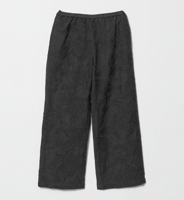 BEAUTY&YOUTH UNITED ARROWS「ジャガード ペイズリー エンブロイダリー ドローストリングパンツ」|その他|BLACK