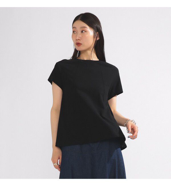 Demi-Luxe BEAMS 「BATONER / シグネチャー AIR Tシャツ」|Tシャツ・カットソー|BLACK