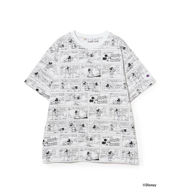 BEAMSBOY「【別注】Champion / ミッキーマウス＆ミニーマウス / Tシャツ」|Tシャツ・カットソー|