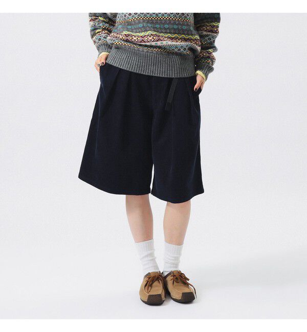 BEAMSBOY「【別注】Gramicci / コーデュロイ ワイド ショートパンツ」|その他|NAVY