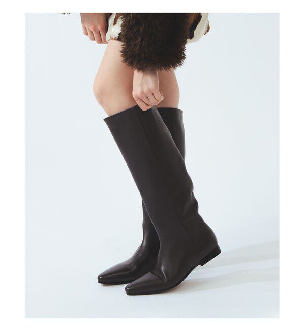 Ray BEAMS 「【別注】REMME / ロング ブーツ」|ロングブーツ|DARK.BROWN