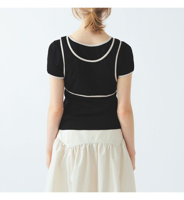 Ray BEAMS 「パイピング タンクトップ レイヤー Tシャツ」|Tシャツ・カットソー|