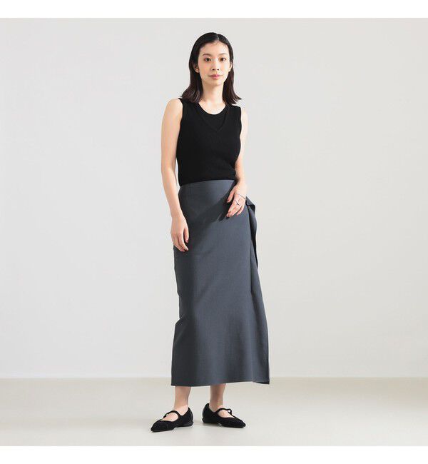 Demi-Luxe BEAMS 「AK+1 / レイヤード リブ タンクトップ」|Tシャツ・カットソー|