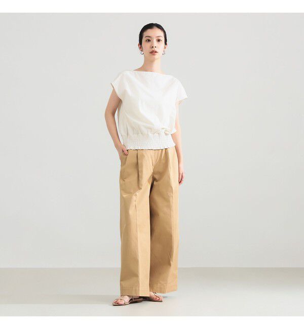 Demi-Luxe BEAMS 「フレンチ シャーリング ブラウス」|シャツ・ブラウス|
