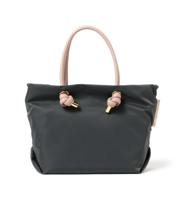 Demi-Luxe BEAMS 「	VIOLAd&rsquo;ORO / BIANCA ナイロン トートバッグ S」|トートバッグ|CHARCOAL&times;PINK GRAY