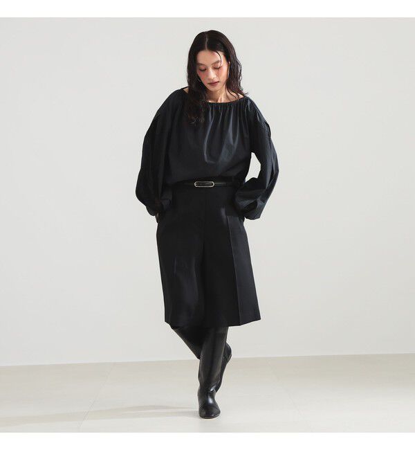 Demi-Luxe BEAMS 「レーススリーブ ギャザーブラウス」|シャツ・ブラウス|