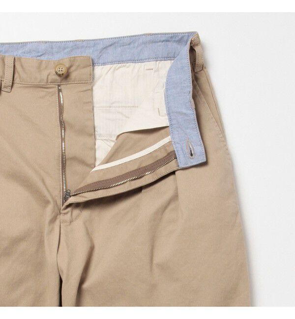 BEAMS PLUS「BEAMS PLUS｜2 Pleats Tapered Twill｜メンズ  チノパン｜オールシーズン」|チノ|