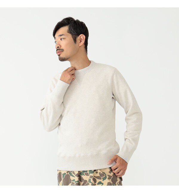 BEAMS PLUS「BEAMS PLUS｜【別注】LOOPWHEELER / Athletic Sweat Crew Neck｜ トレーナー｜ ミドルウェイト 裏毛｜」|スウェット・ジャージ|