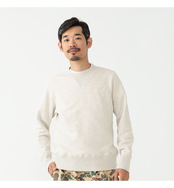 BEAMS PLUS「BEAMS PLUS｜【別注】LOOPWHEELER / Athletic Sweat Crew Neck｜ トレーナー｜ ミドルウェイト 裏毛｜」|スウェット・ジャージ|