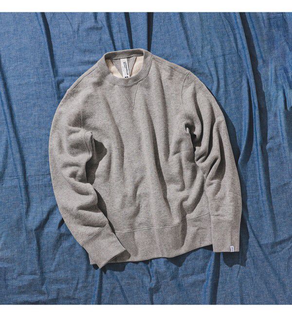 BEAMS PLUS「BEAMS PLUS｜【別注】LOOPWHEELER / Athletic Sweat Crew Neck｜ トレーナー｜ ミドルウェイト 裏毛｜」|スウェット・ジャージ|