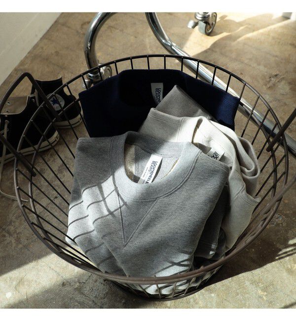 BEAMS PLUS「BEAMS PLUS｜【別注】LOOPWHEELER / Athletic Sweat Crew Neck｜ トレーナー｜ ミドルウェイト 裏毛｜」|スウェット・ジャージ|