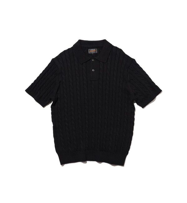 BEAMS PLUS「Knit Polo Cable」|ポロシャツ|