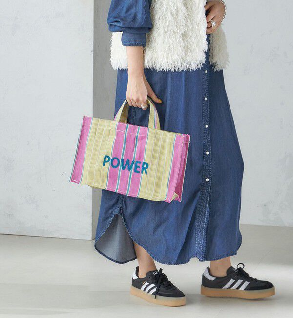 SHIPS for women「AVANI＆AMYRA ロゴ メッシュ バッグ S 」|トートバッグ|