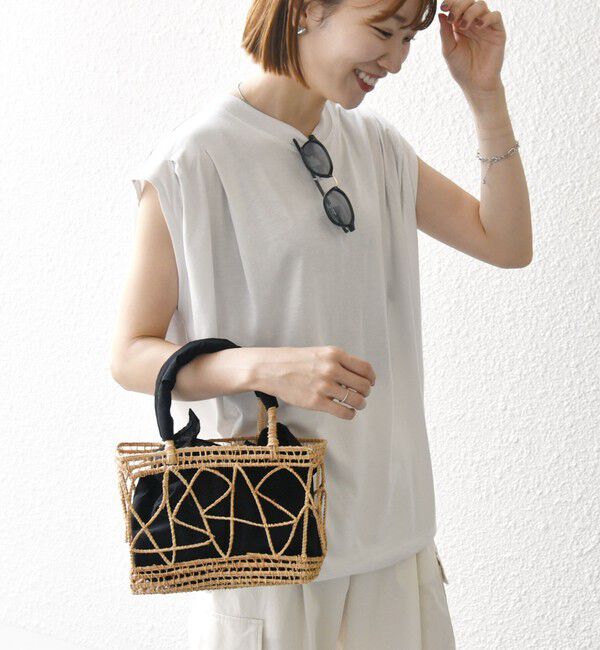 SHIPS any「SHIPS any:〈洗濯機可能〉ショルダータック フレンチ ルーズ TEE」|Tシャツ・カットソー|