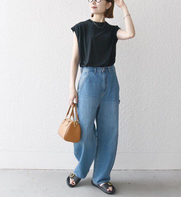 SHIPS any「SHIPS any:〈洗濯機可能〉ショルダータック フレンチ ルーズ TEE」|Tシャツ・カットソー|