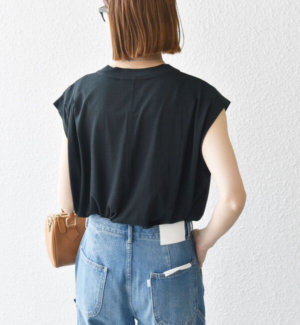 SHIPS any「SHIPS any:〈洗濯機可能〉ショルダータック フレンチ ルーズ TEE」|Tシャツ・カットソー|